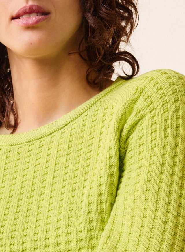 Abbildung Oberkörper Dame in Pullover