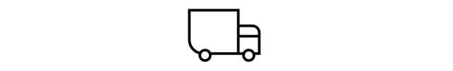 Icon von Lieferwagen.