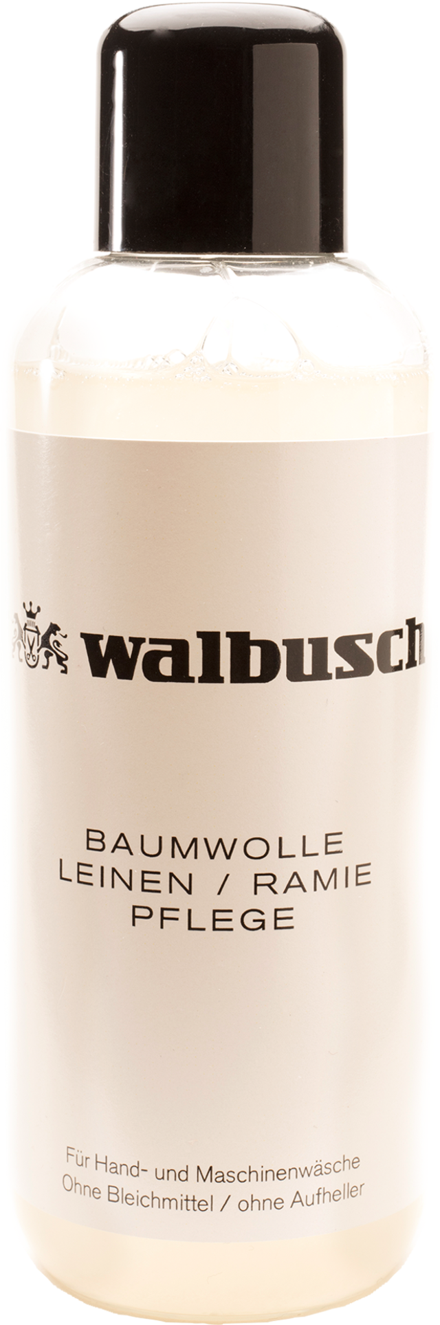 Button: Walbusch Waschmittel für Naturfasern um Baumwolle und Leinen schonend zu reinigen jetzt entdecken.