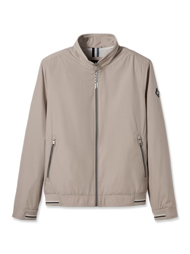 Abbildung Microfaser Leichtblouson in Beige Abbildung Microfaser Leichtblouson in Beige