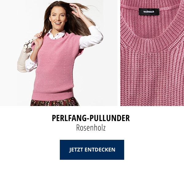 Perlfang Pullunder - Rosenholz | Walbusch