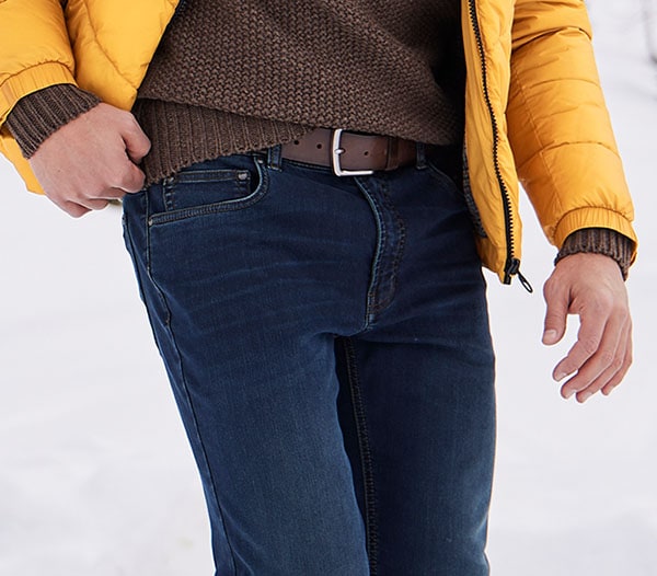 Husky-Jeans Five Pocket: Hochelastisch und mit dehnbarem Komfortbund