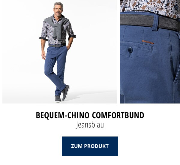 Bequem-Chino Jeansblau | Walbusch