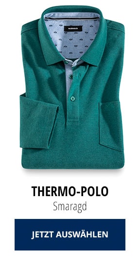 Thermo Polo Smaragd | Walbusch