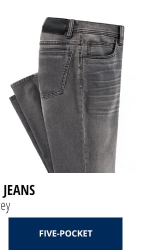 Husky Jeans Five-Pocket - Grey | Walbusch