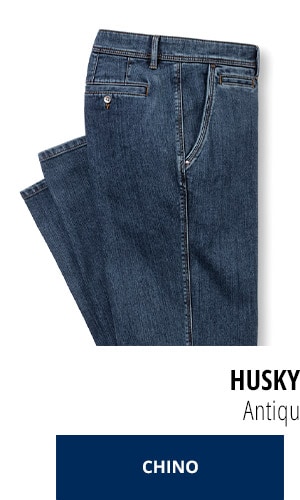 Husky Jeans Chino - Antique Blue | Walbusch