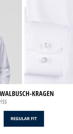 Extraglatt-Hemd Walbusch-Kragen Regular Fit - Weiß | Walbusch