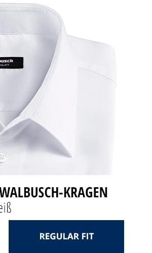 Extraglatt-Hemd Walbusch-Kragen, Weiß | Walbusch
