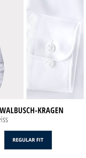 Extraglatt-Hemd Walbusch-Kragen Regular Fit - Weiß | Walbusch