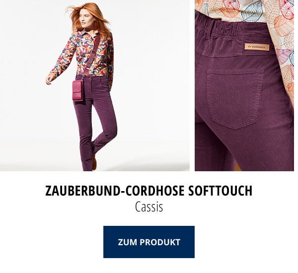 Zauberbund-Cordhose Cassis | Walbusch
