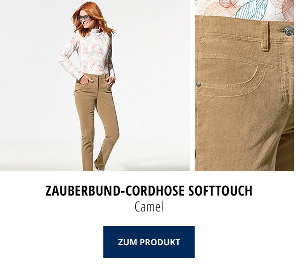 Zauberbund-Cordhose Camel | Walbusch