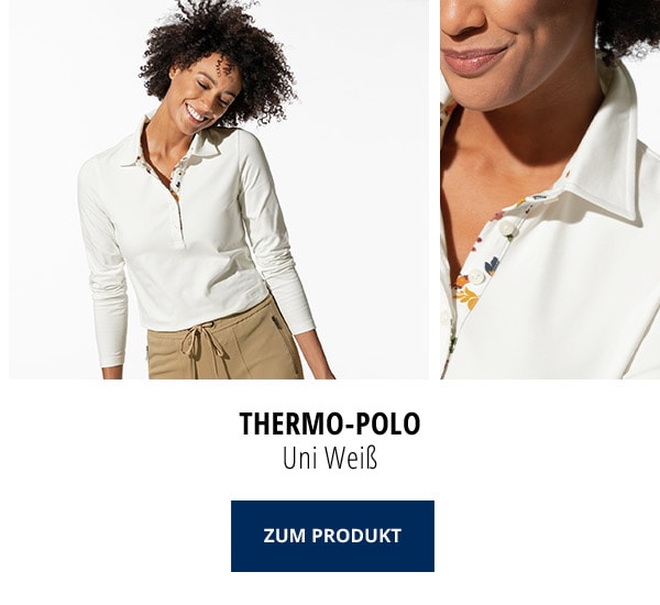 Thermo-Polo - Uni Weiß | Walbusch
