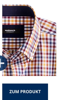 Extraglatt Vichy Hemd | Walbusch