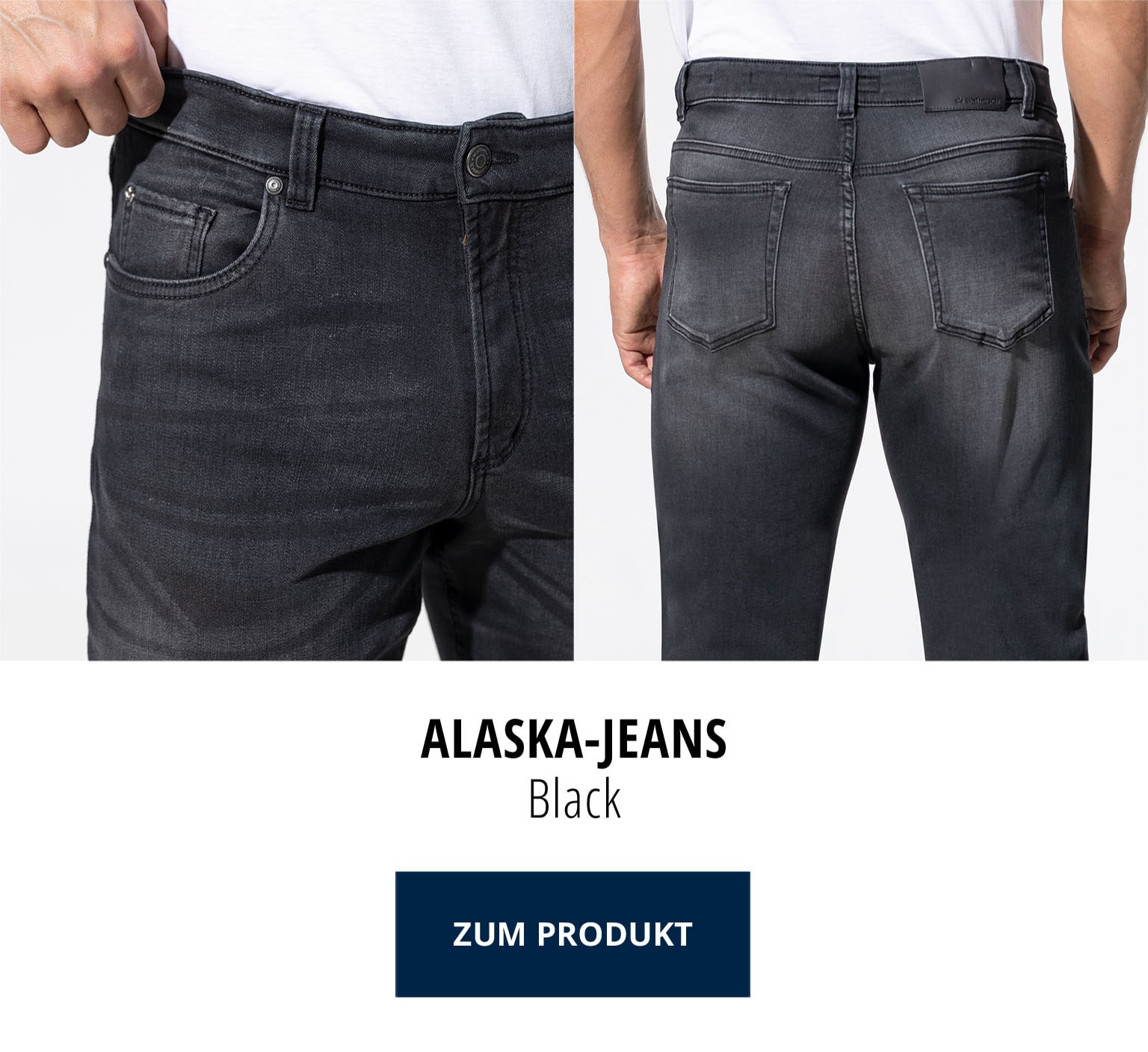 Alaska-Jeans - Black | Walbusch