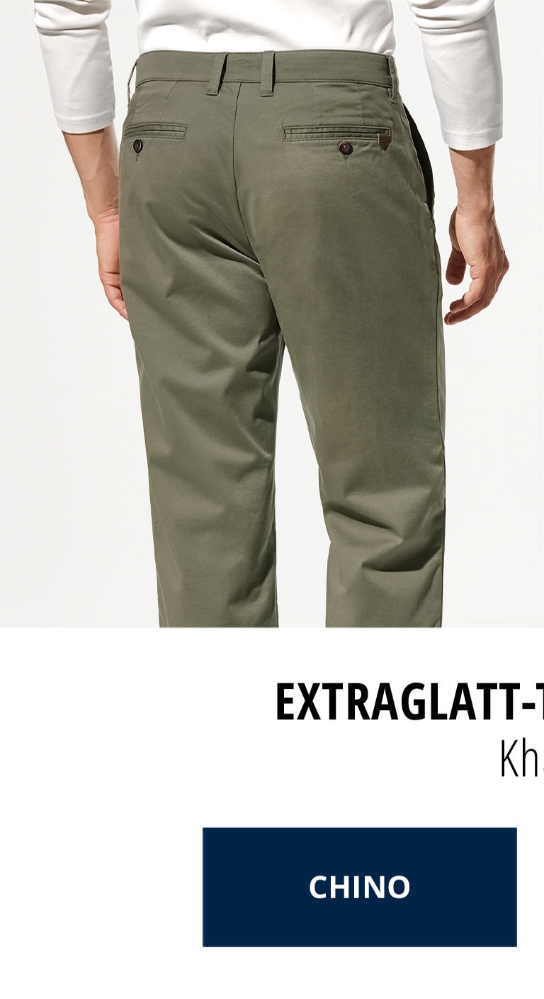 Extraglatt-Thermo Chino - Khaki | Walbusch