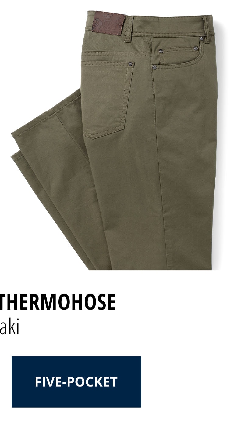 Extraglatt-Thermo Five Pocket - Khaki | Walbusch