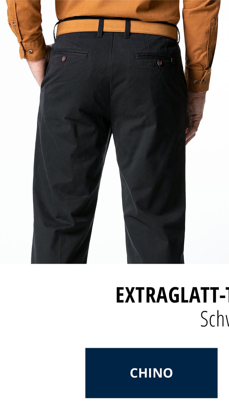 Extraglatt-Thermo Chino - Schwarz | Walbusch