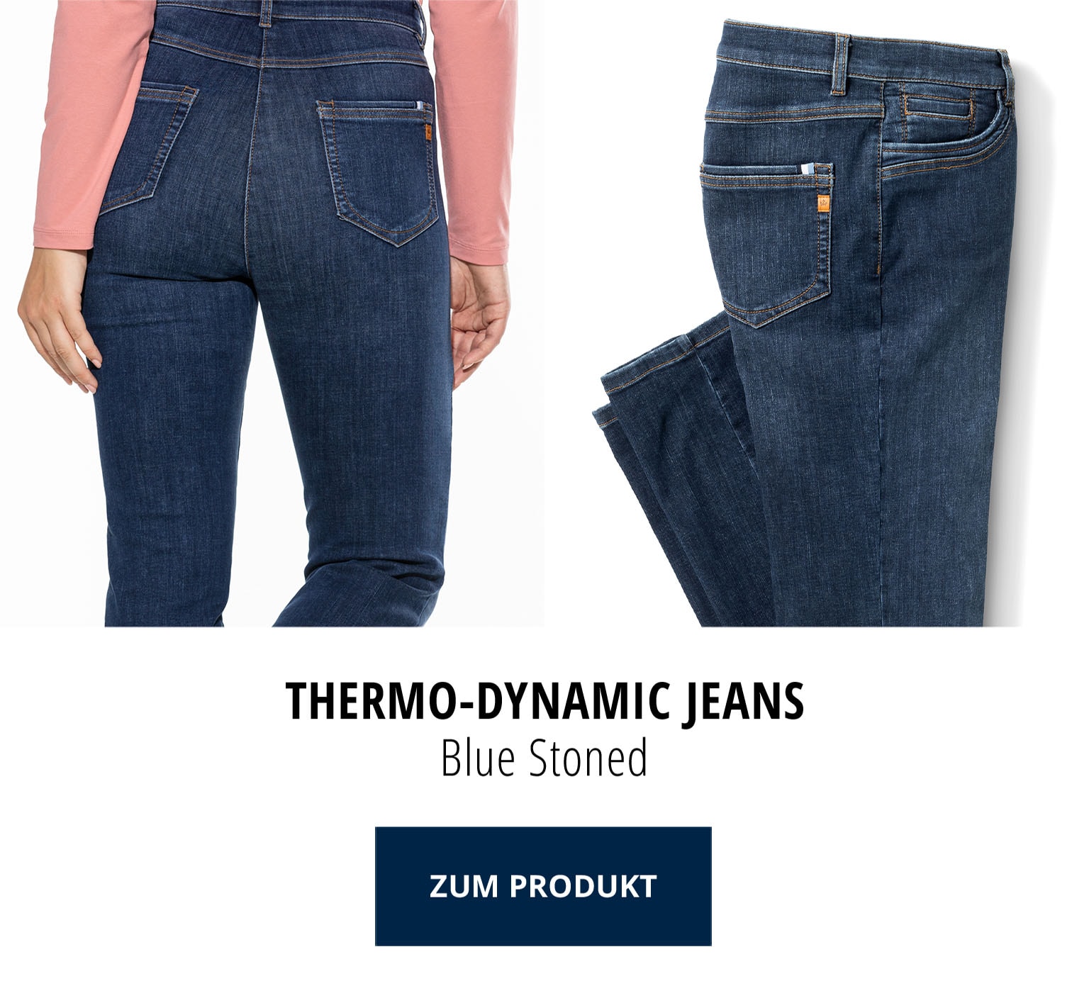 Thermo-Dynamic Jeans - Blue Stoned | Walbusch