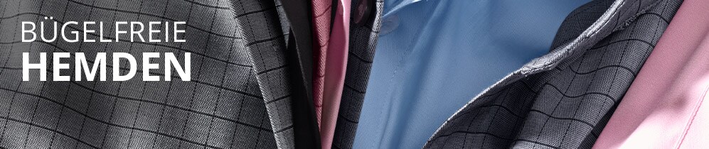 Bügelfreie Hemden | PÜS Banner
