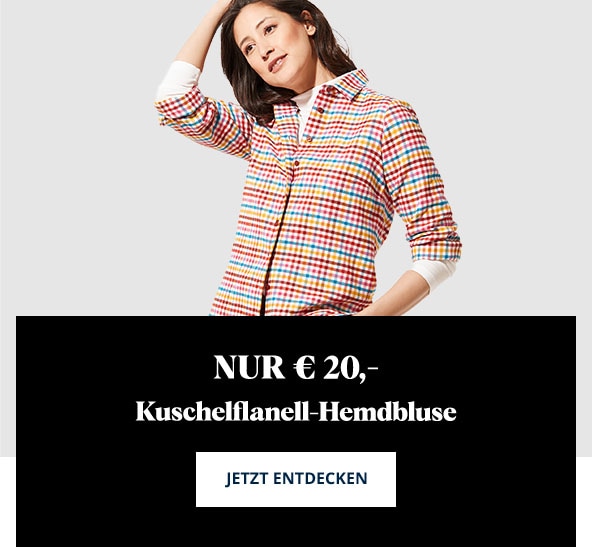 Kuschelflanell-Hemdbluse | Walbusch