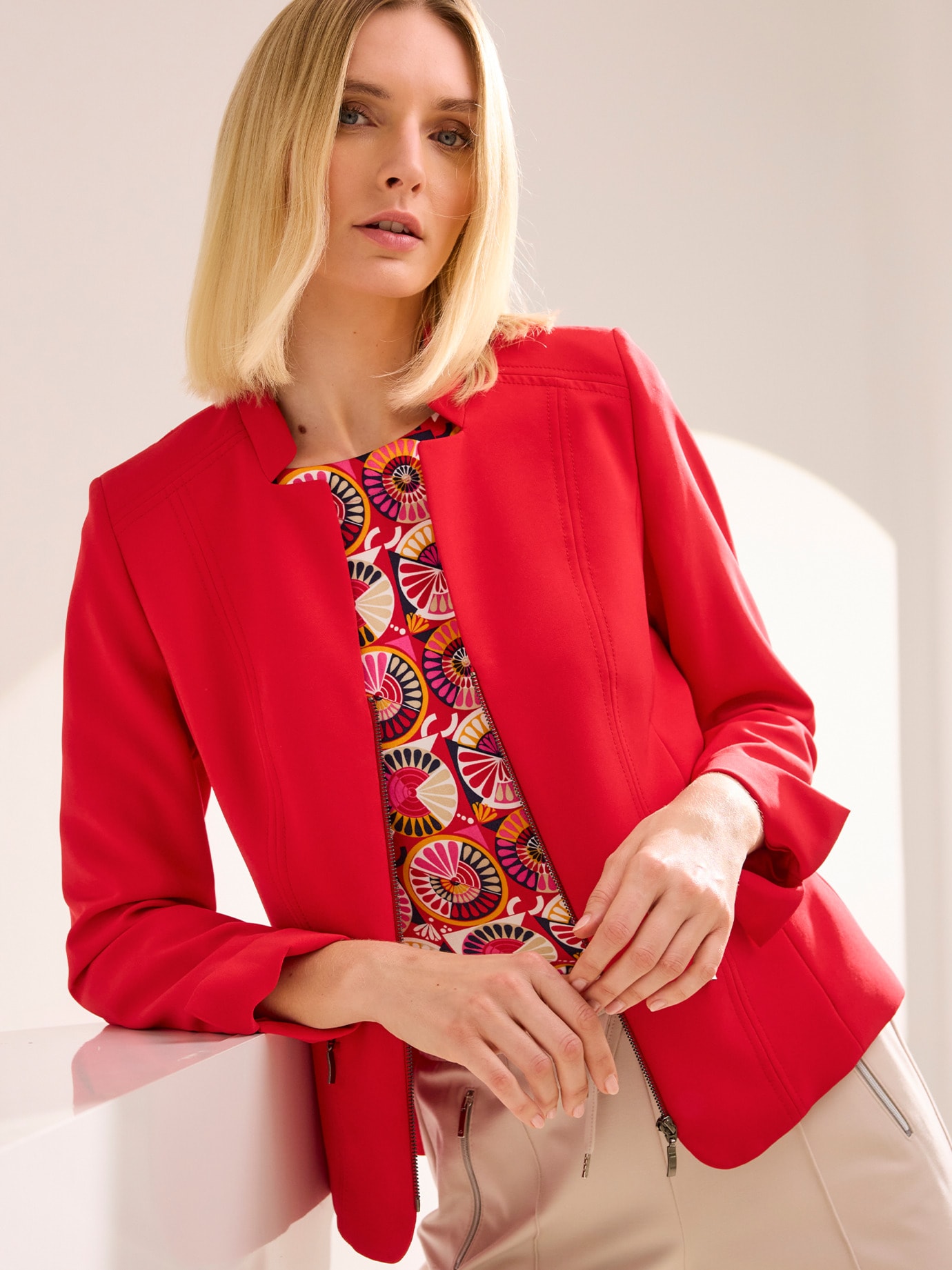 Outfit Kofferblazer Airline
