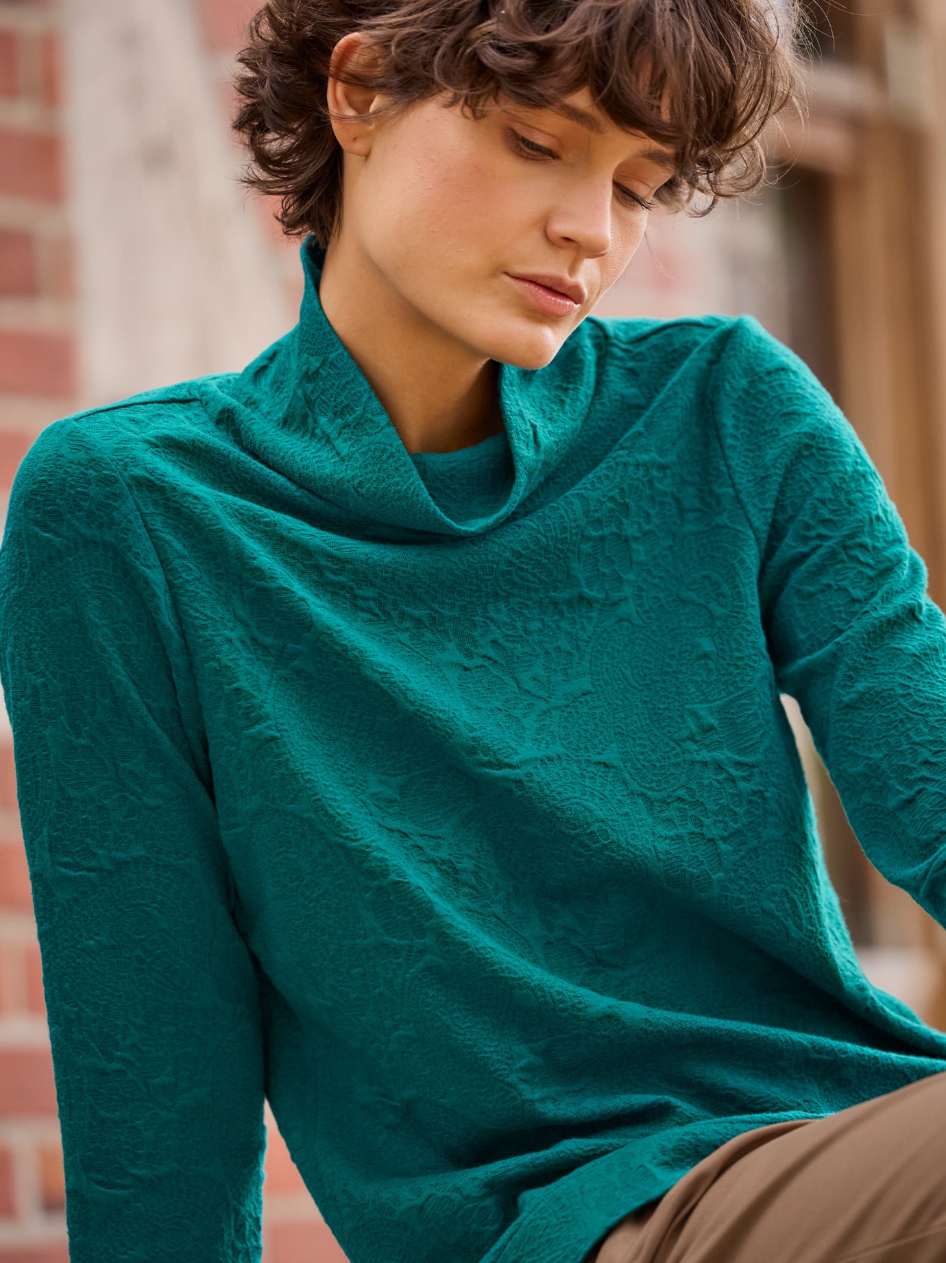 Outfit Reliefjacquard Sweatshirt