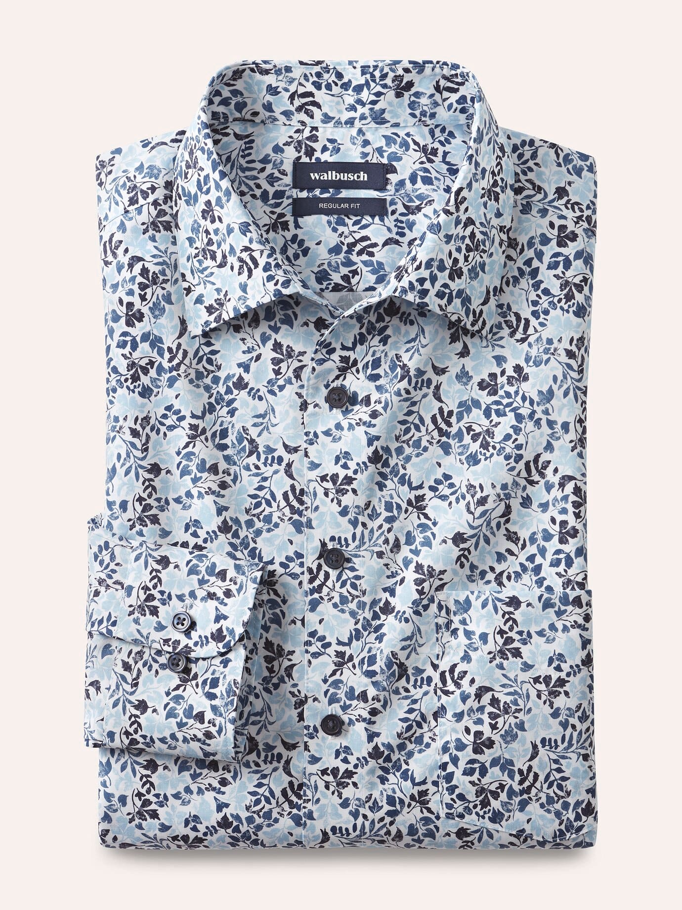 Thumbnail - Extraglatt-Hemd Walbusch-Kragen