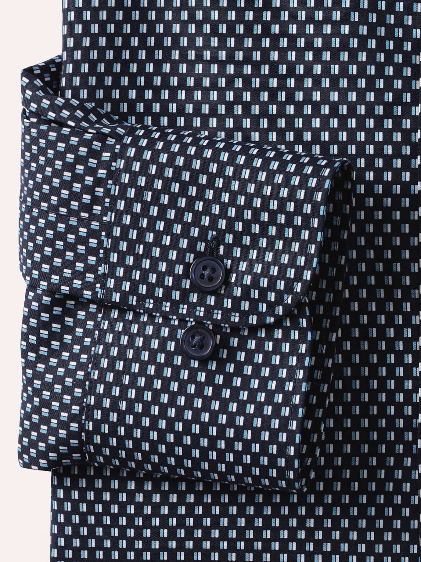 Walbusch Extra Smooth Shirt Buttonless Collar Blue 38 3