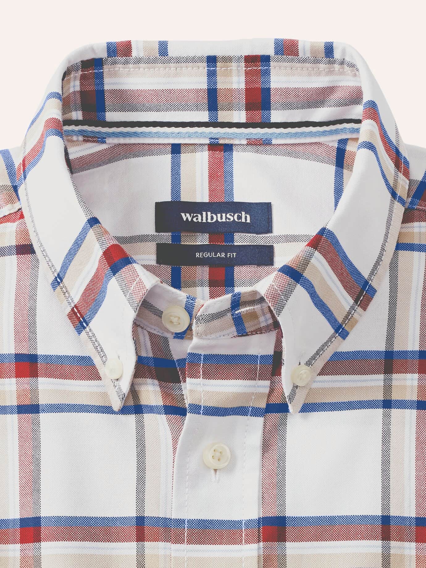 Walbusch Oxford-Hemd Regular Fit Weiß 38 4