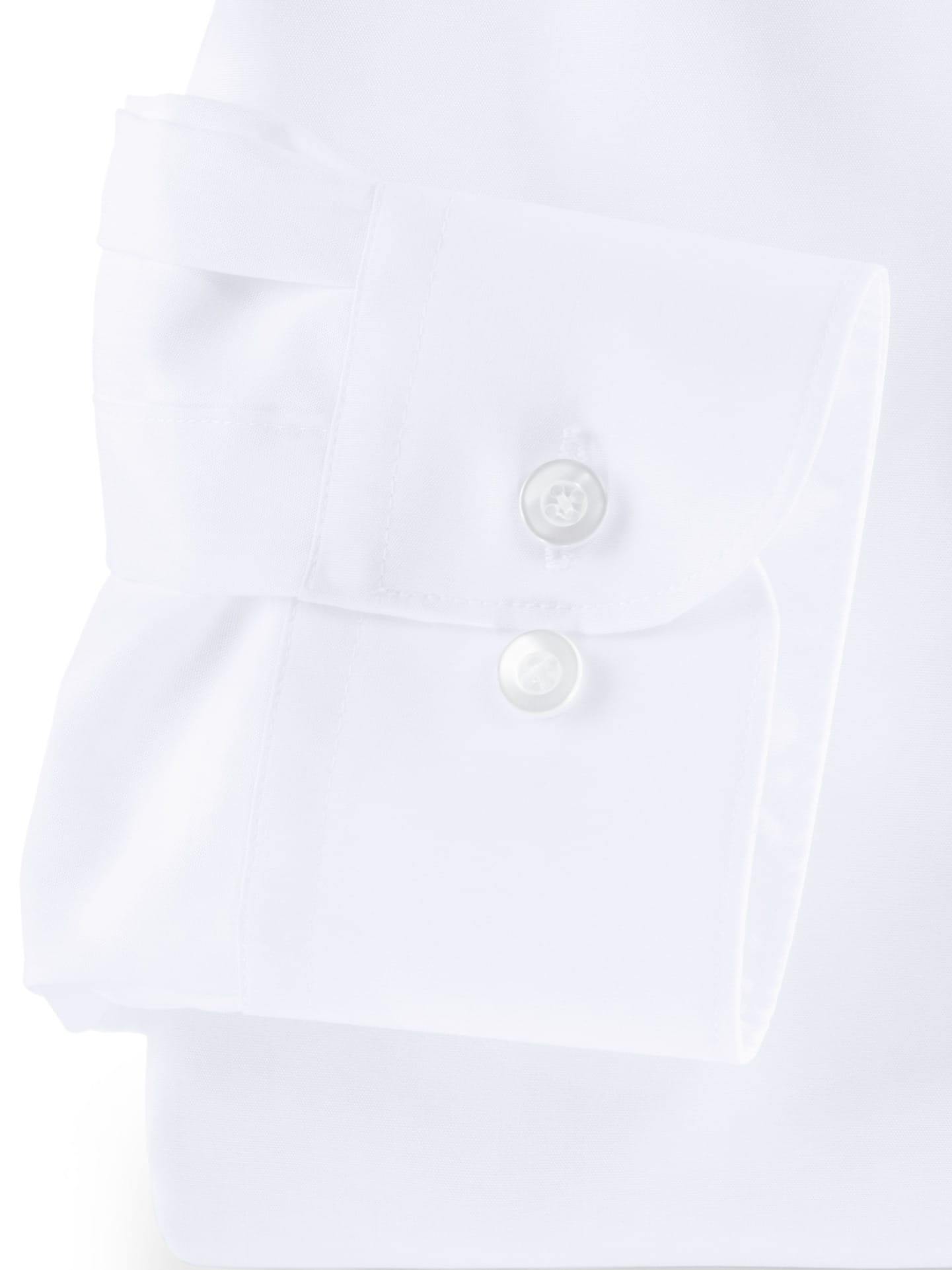 Walbusch Extraglatt Zip & Go Shirt White 49/50 4