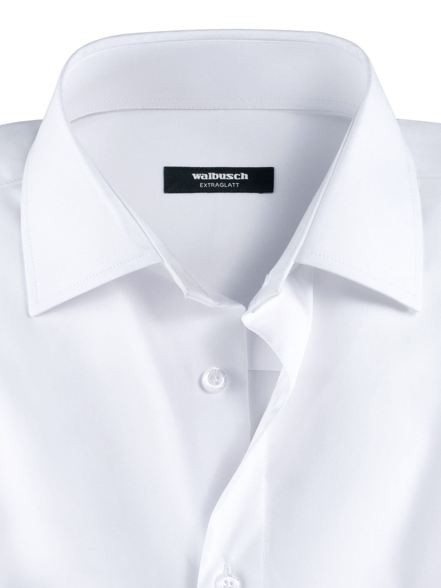 Walbusch Extraglatt Shirt Kent Collar Regular Fit White 39 8