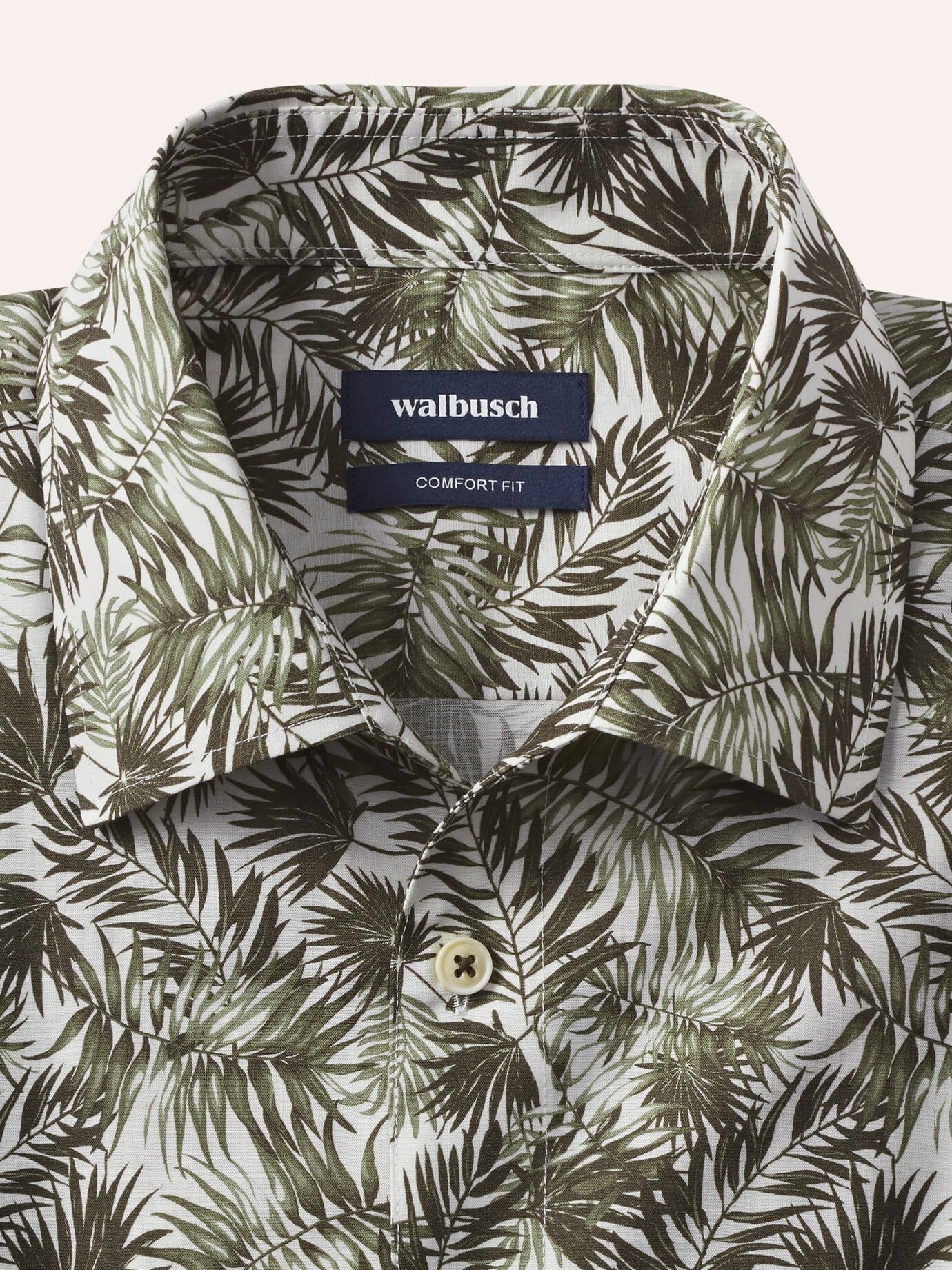 Walbusch Tropical Extra Smooth Shirt Comfort Fit Green 47/48 3