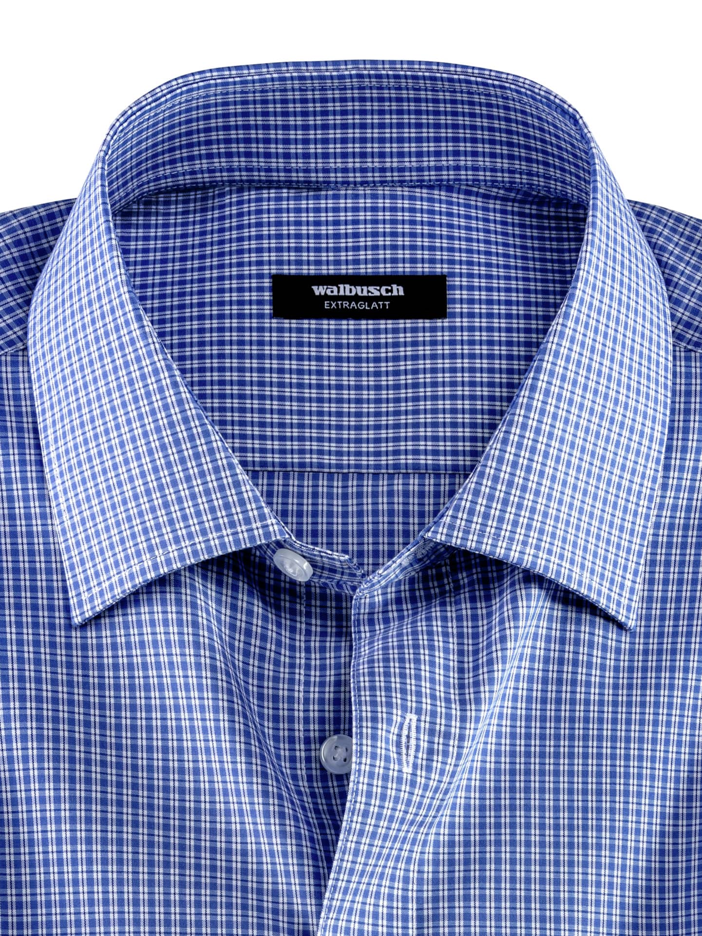 Walbusch Extra Smooth Shirt Kent Collar Light Blue 51/52 7