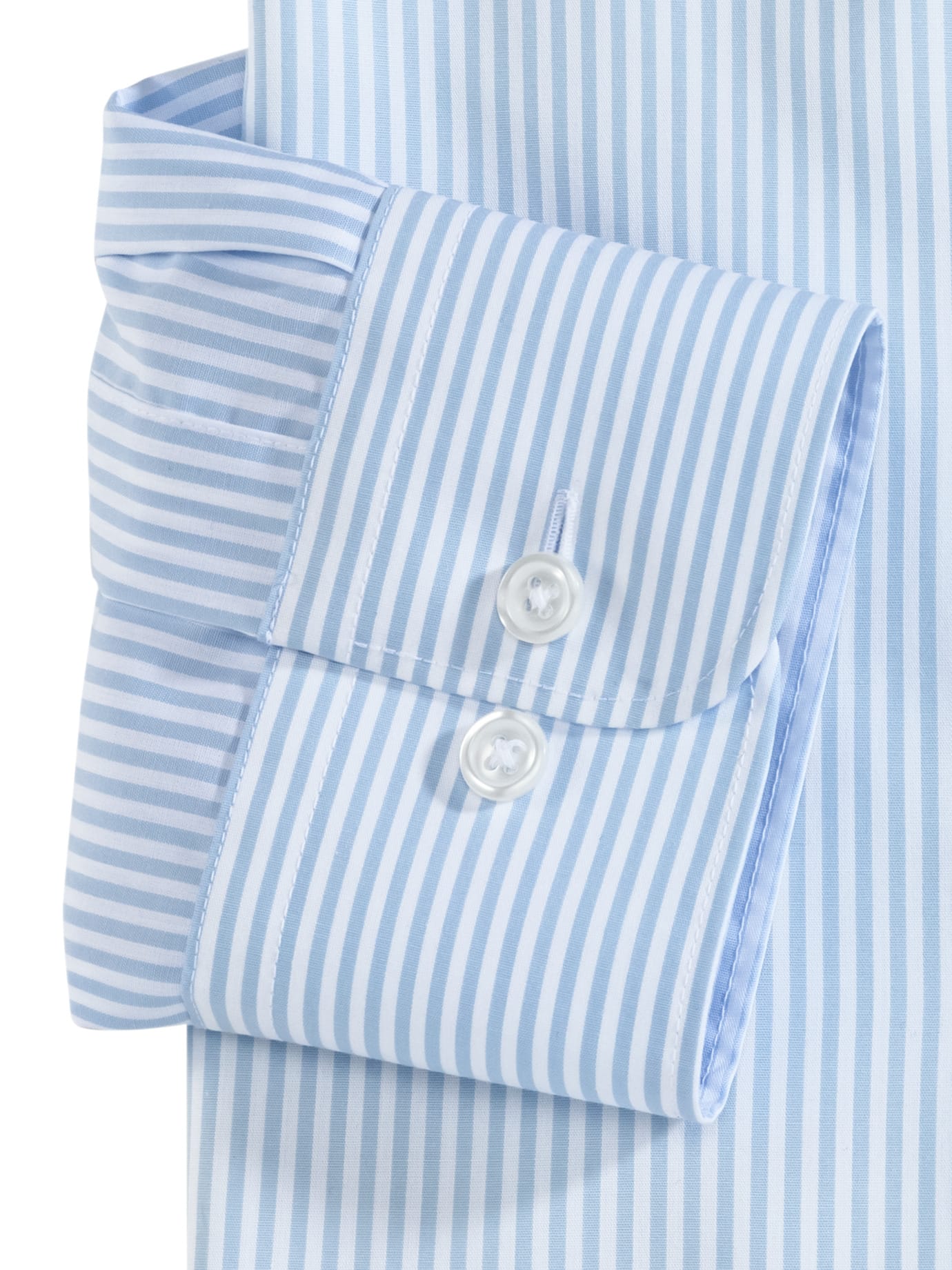 Walbusch Extra Smooth Shirt Buttonless Collar Blue 39 8