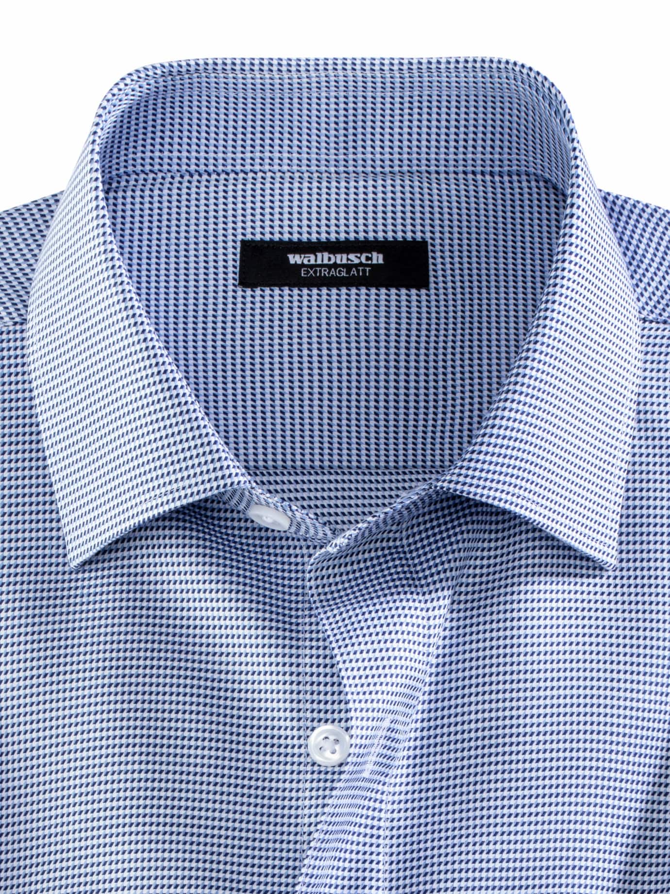 Walbusch Extraglatt Kent Collar Shirt Blue 38 3