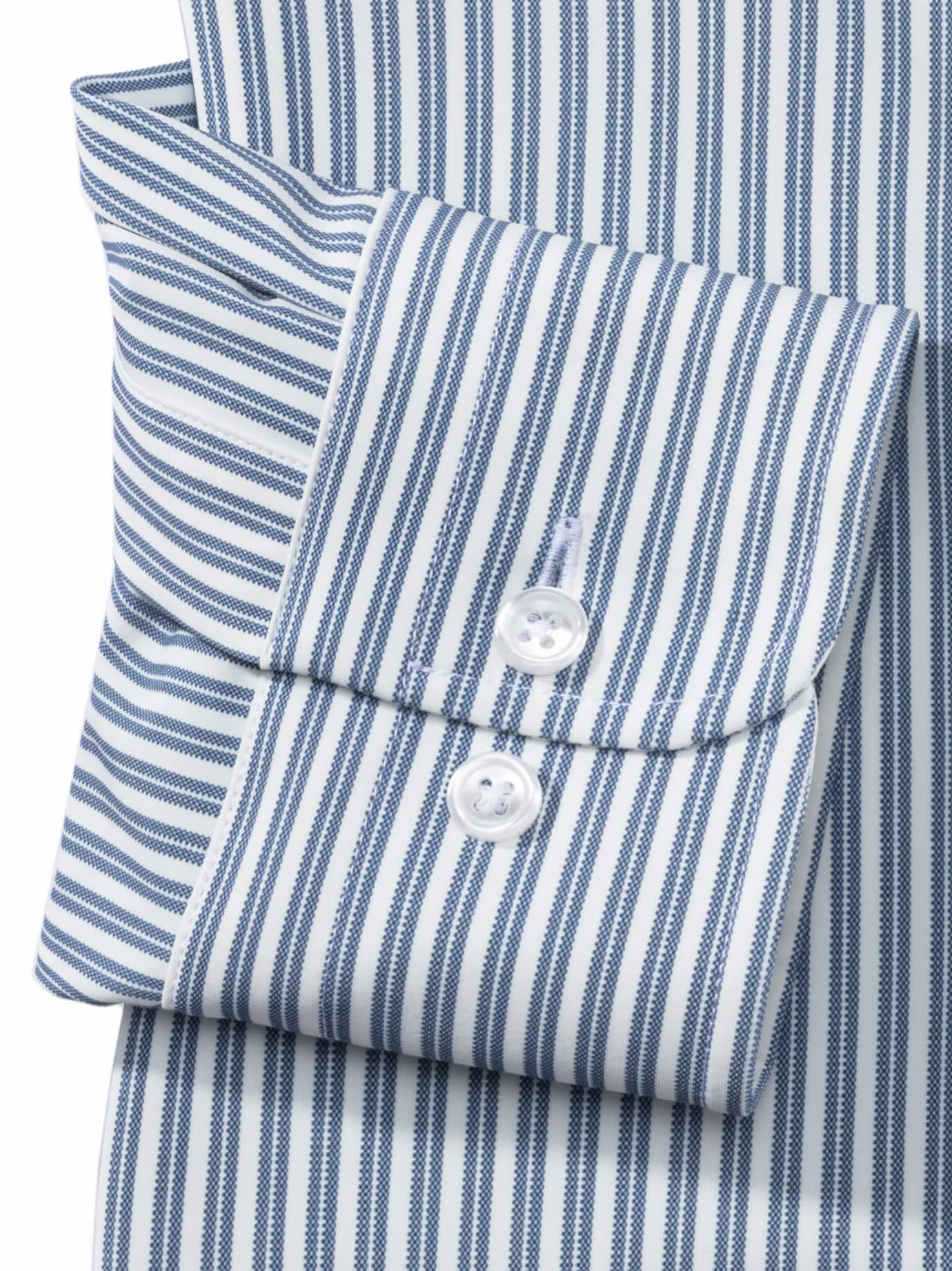 Walbusch Extraglatt Stretch & Relax Hemd Blau 45/46 8