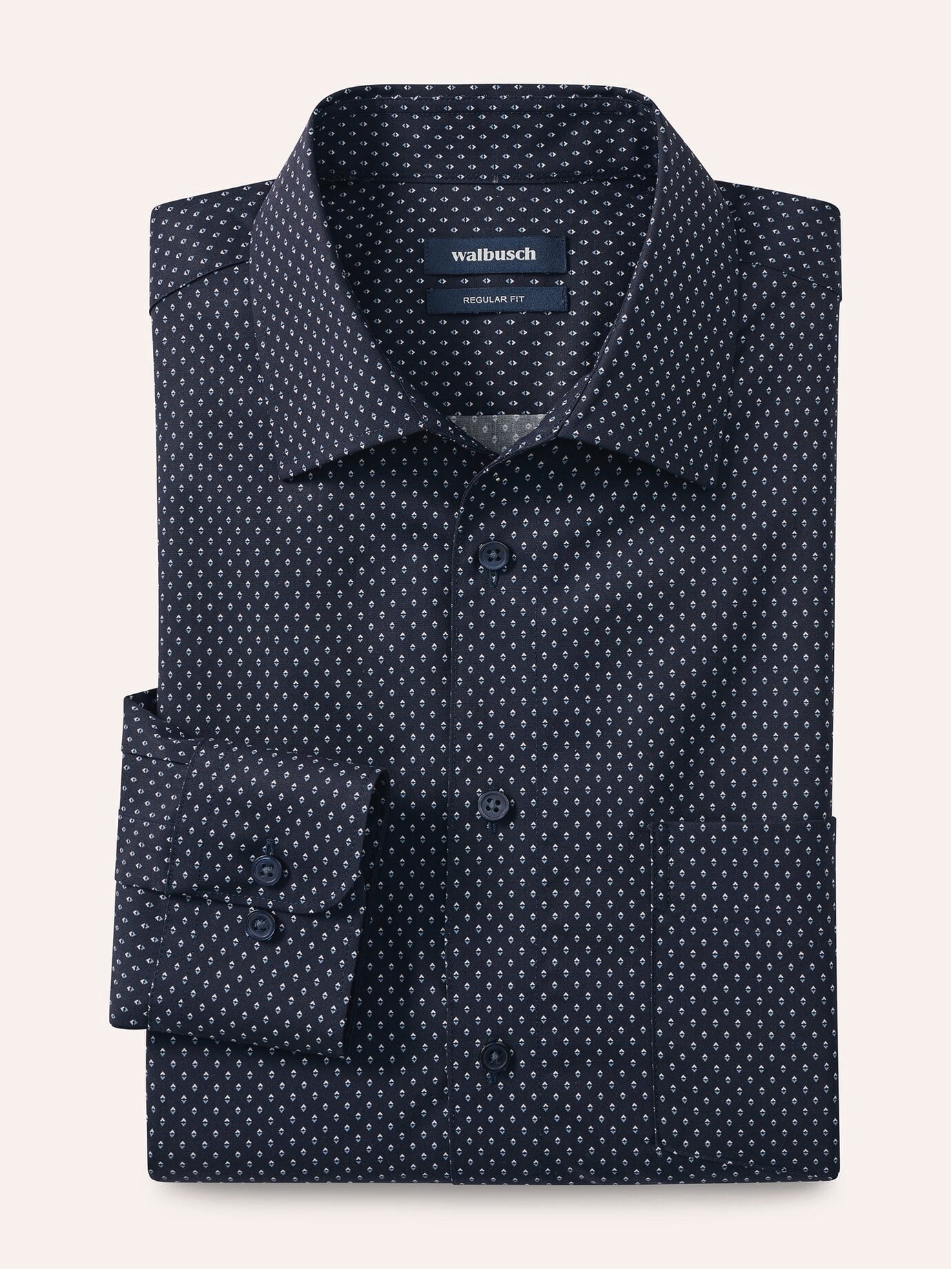 Thumbnail - Extraglatt-Hemd Walbusch-Kragen