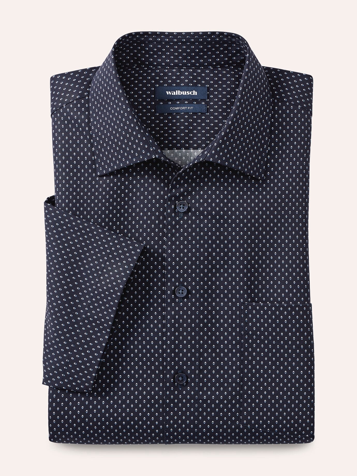 Thumbnail - Extraglatt-Hemd Walbusch-Kragen