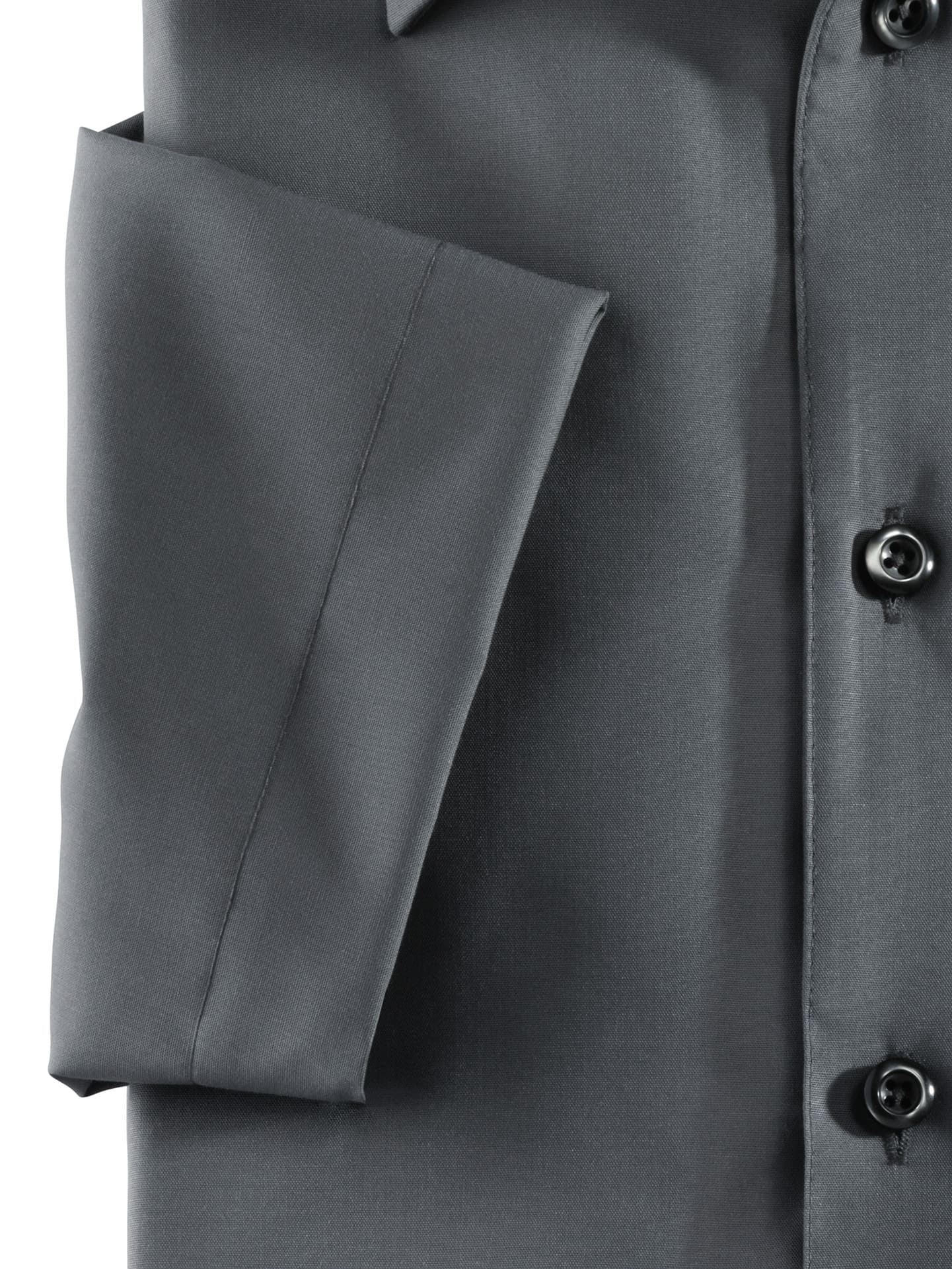 Walbusch Extra Smooth Shirt Buttonless Collar Gray 42 7