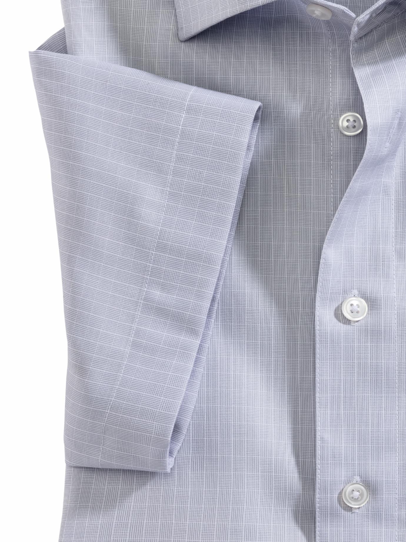 Walbusch Extraglatt Shirt Kent Collar Gray 49/50 4