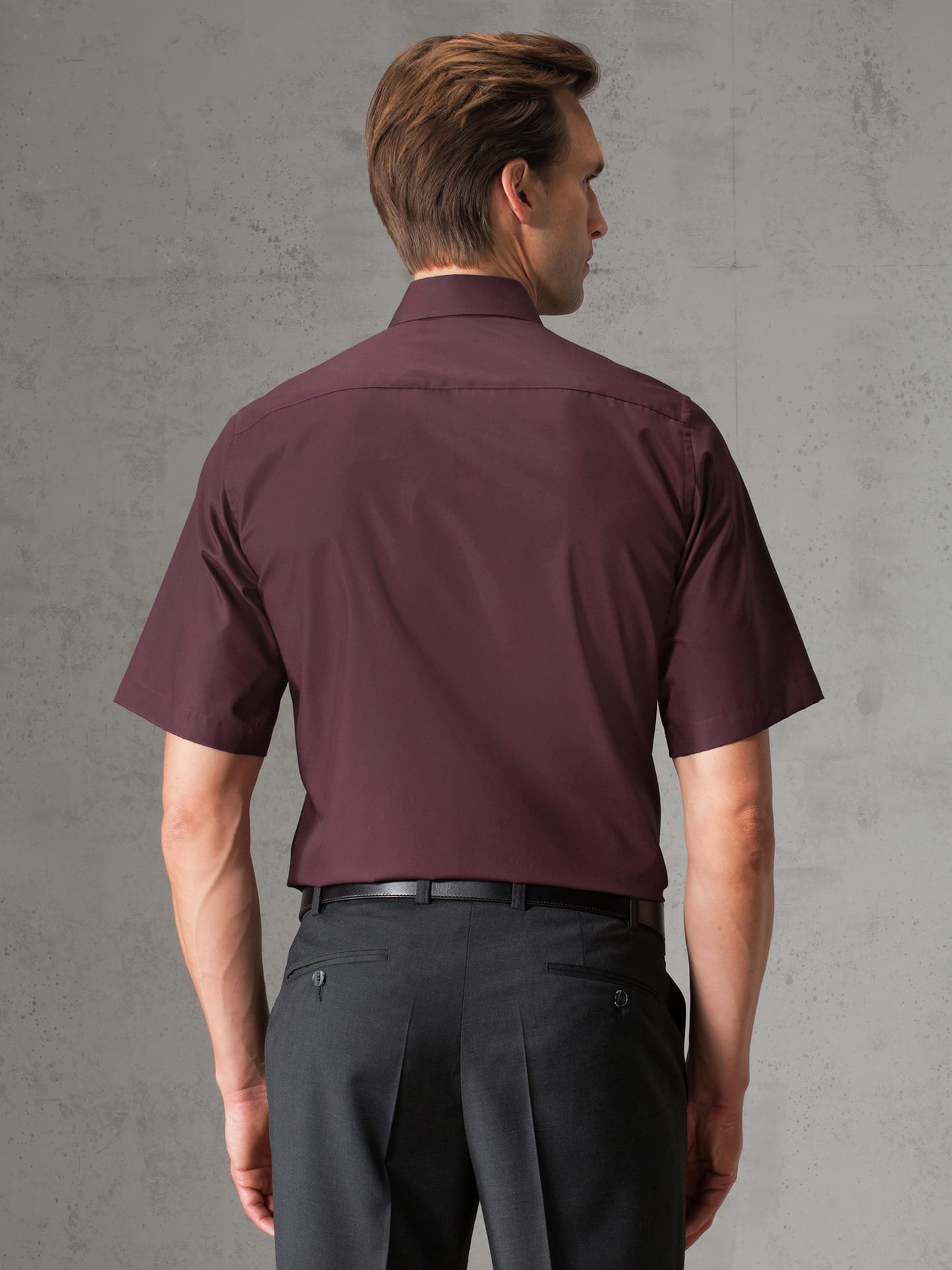 Walbusch Extra Smooth Shirt Buttonless Collar Red 41 7