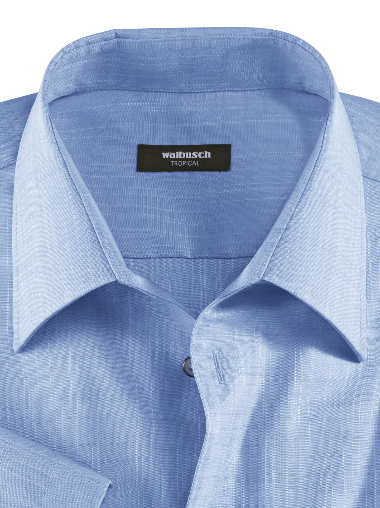 Walbusch Tropical Extra Smooth Shirt Comfort Fit Light Blue 45/46 4