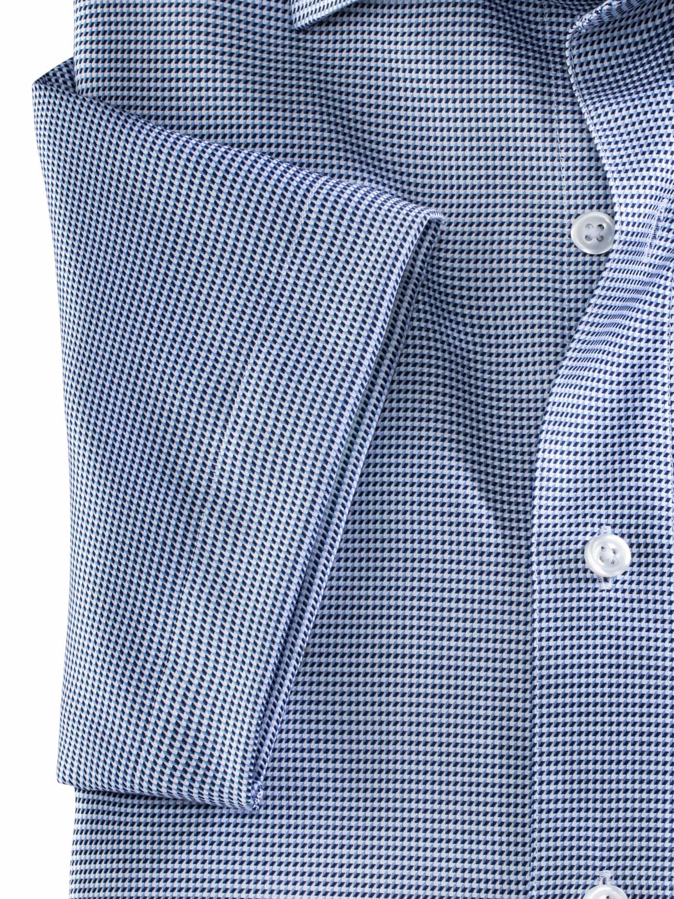 Walbusch Extra Smooth Shirt Kent Collar Comfort Fit Blue 39 4