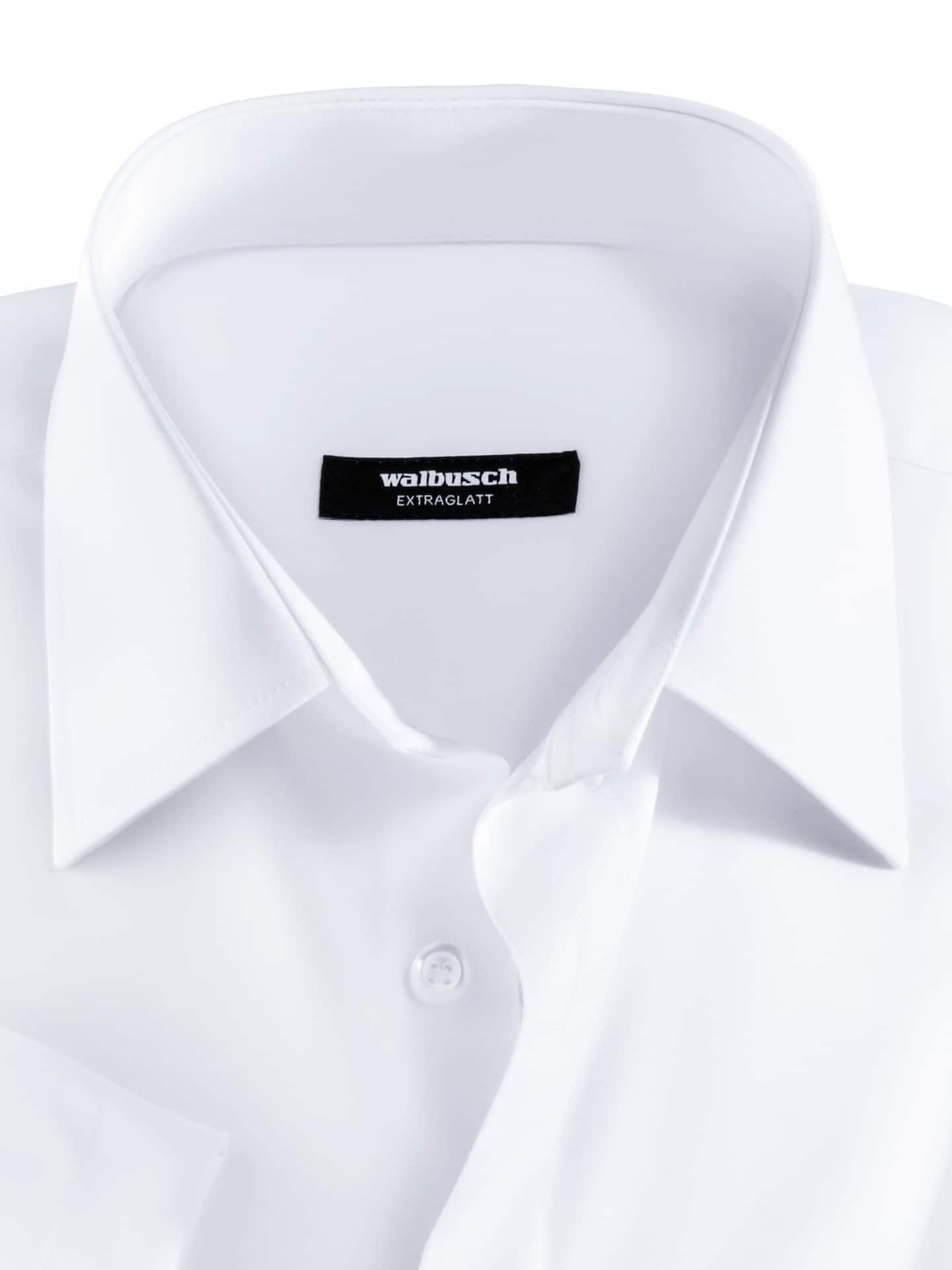 Walbusch Extraglatt Shirt Kent Collar Regular Fit White 39 4