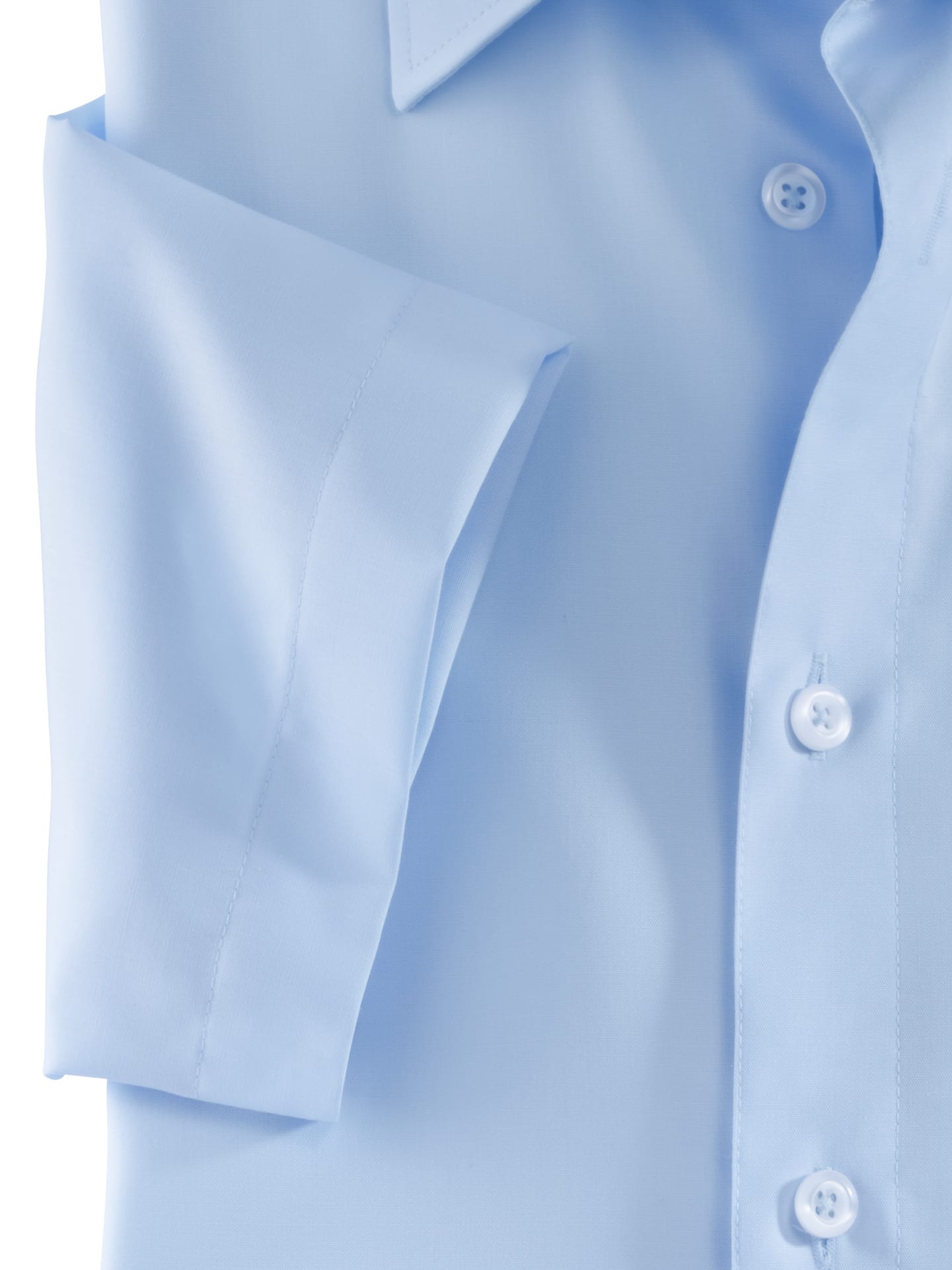 Walbusch Chemise Extraglatt Col Kent Bleu Clair 43 4