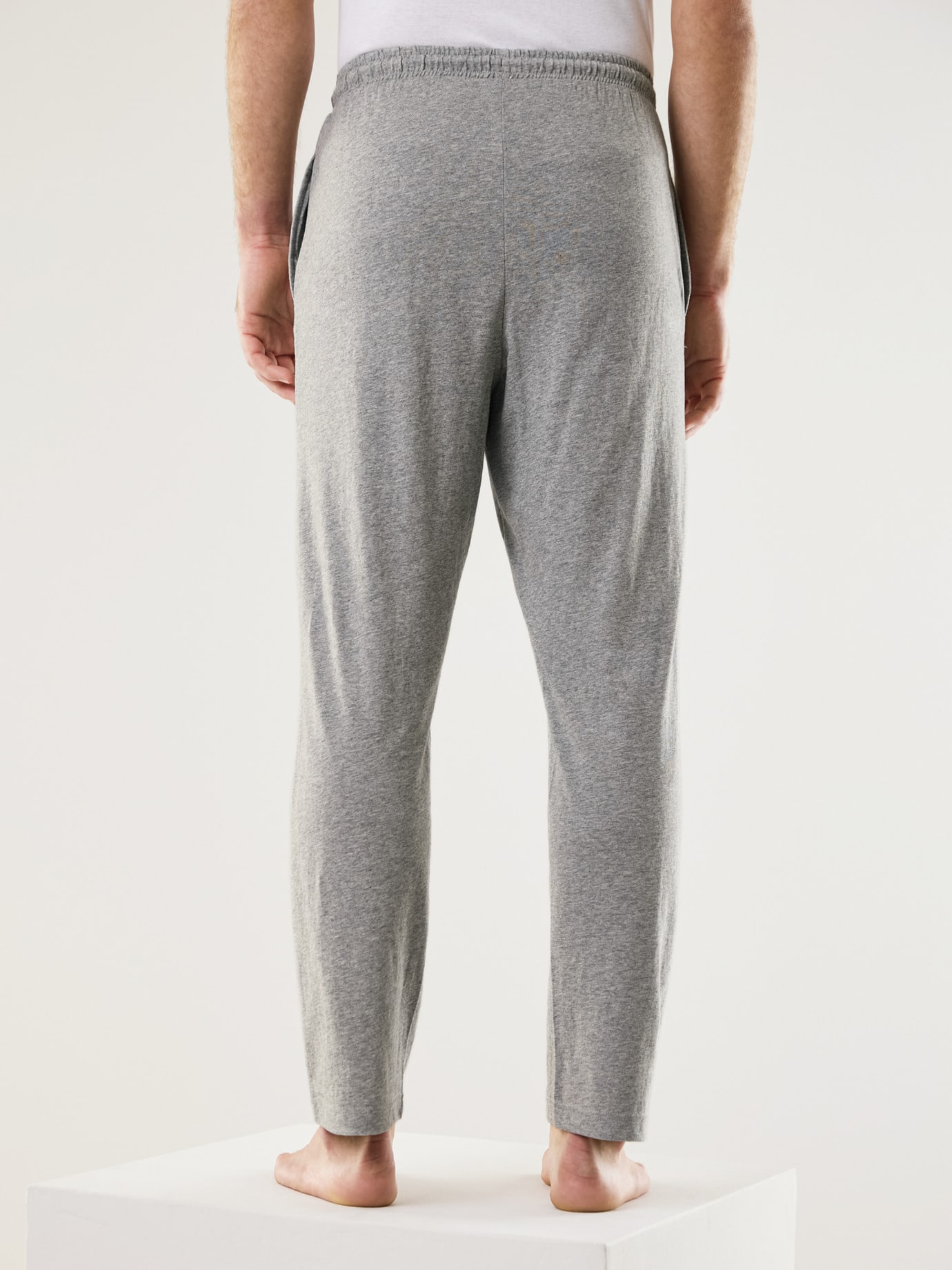 Walbusch 24/7 Hose lang, noch offen: Filter Passform#noch offen: Größenlauf, Farbe Grau, 26, reine, atmungsaktive Baumwolle verstellbarer Gummibund Herren 3