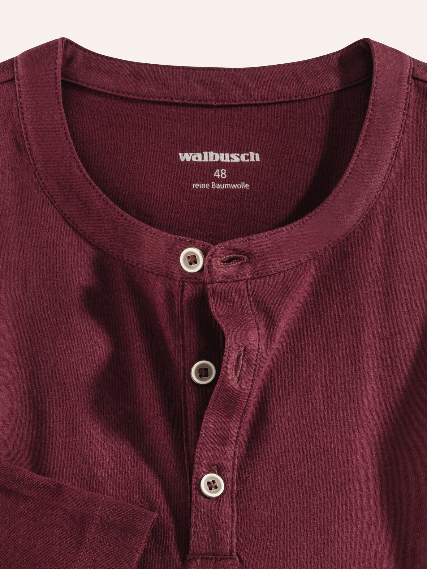 Walbusch Henley Shirt Red 56 7