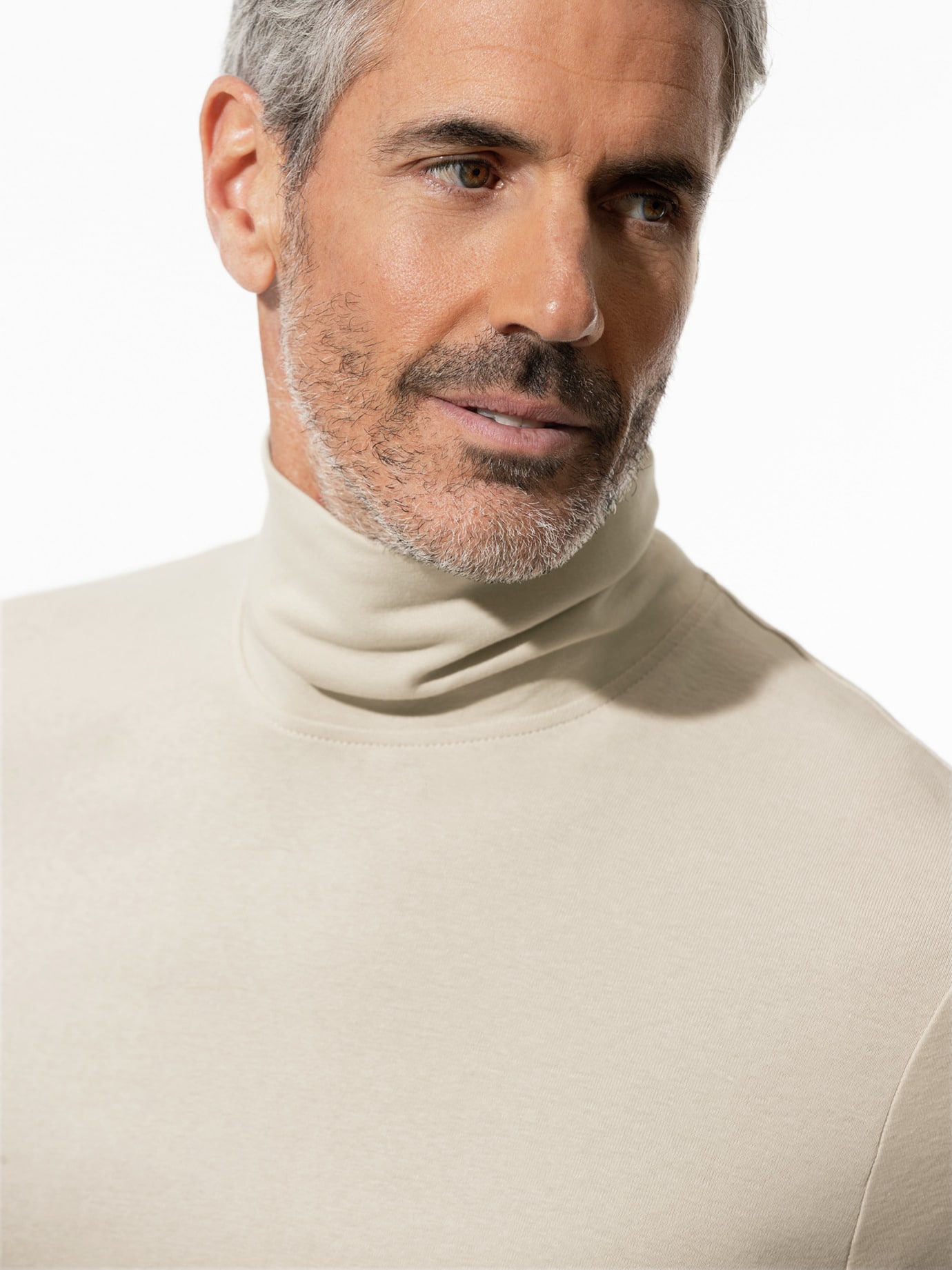 Walbusch Rollkragen-Shirt Beige 56 4