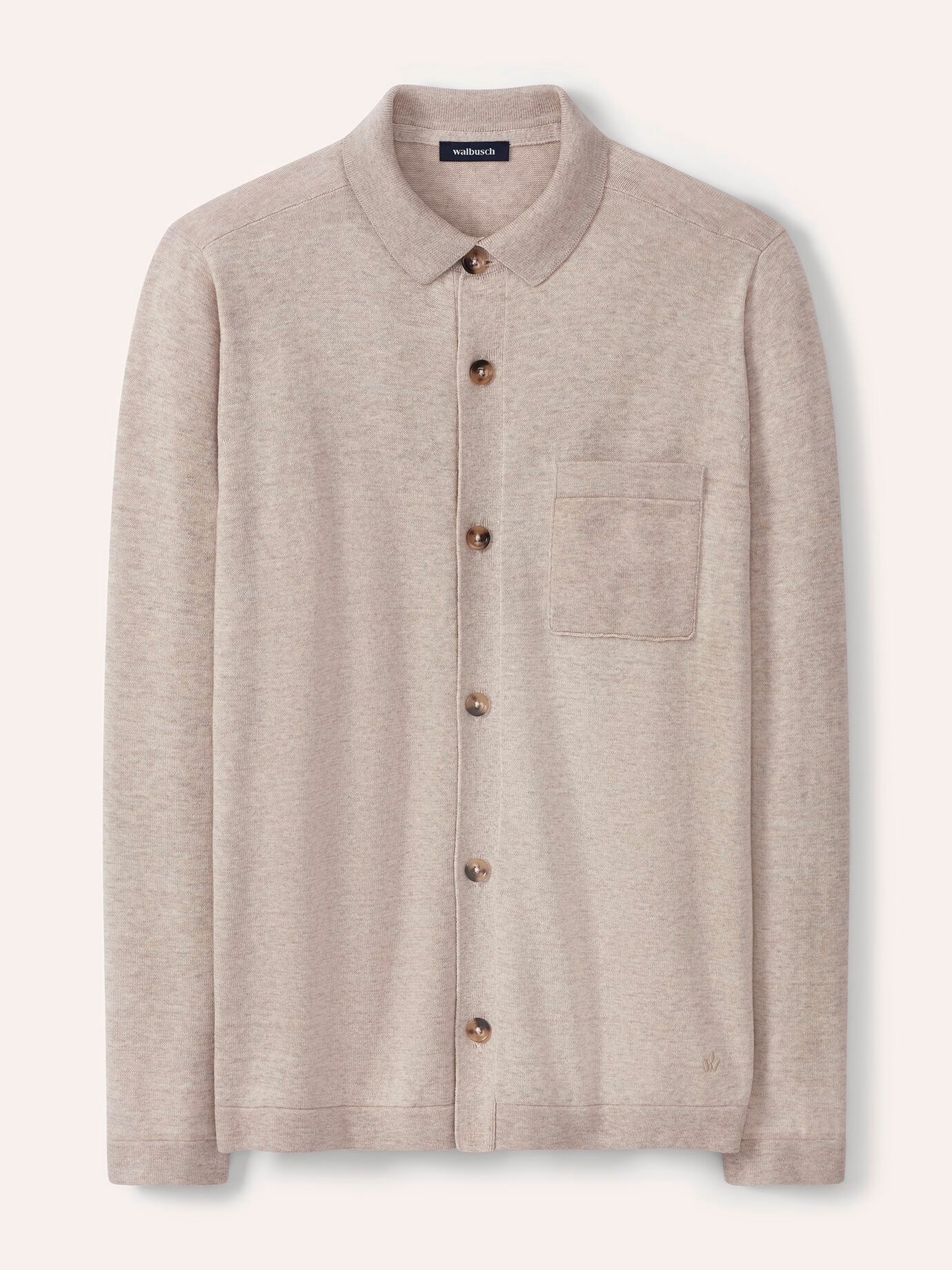 Thumbnail - Geknöpftes Strickpolo