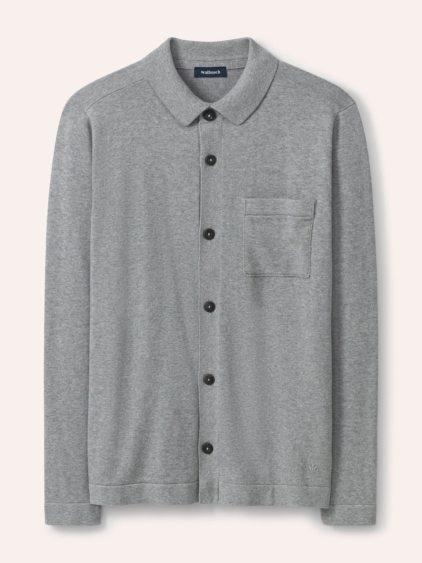 Thumbnail - Geknöpftes Strickpolo